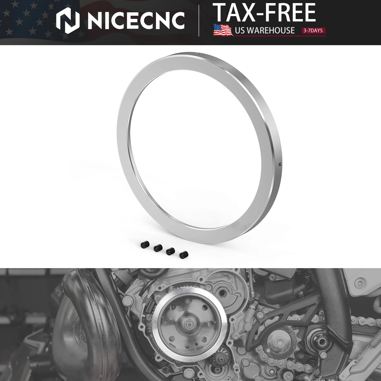 

2025 2024 For KTM EXC 300 EXC 250 EXC XCW 300 250 For Husqvarna TE 300 TE 250 GasGas EC 300 EC 250 7oz 7 Ounce Flywheel Weight