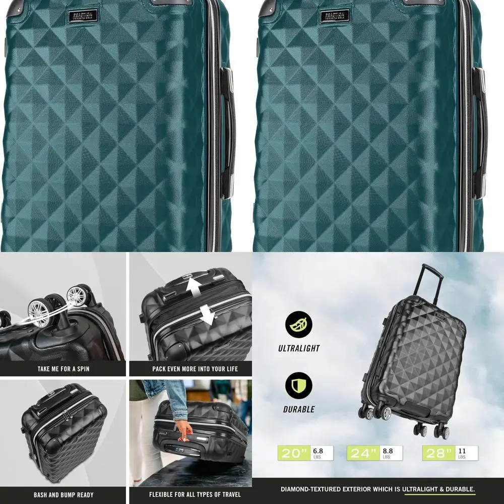 

Расширяемый 8-колесный спиннер Kenneth Cole 20 Deep Teal