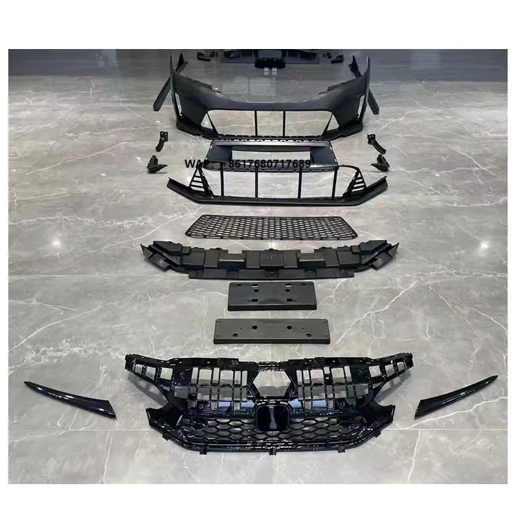 11th Gen TR Style Body Kit Front Rear Bumpers Grille Side Skirts Rear Diffuser For  Civic 2021 2022 2023 2024 Upgrade