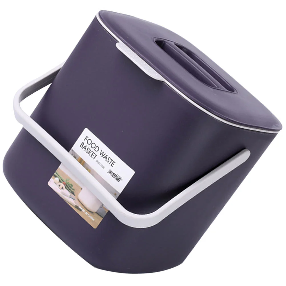 Garbage Bin Can Compost Small Trash with Lid Dustbin for Kitchen Wet Waste Containers Compact