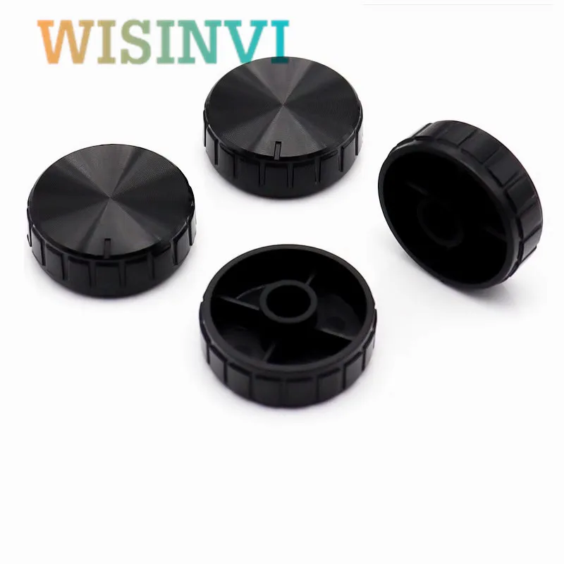 5PCS 24.5×9mm plastic stripe Potentiometer Encoder Knob Amplifier Adjusting knob cap Flower Shaped Inner Hole 6mm