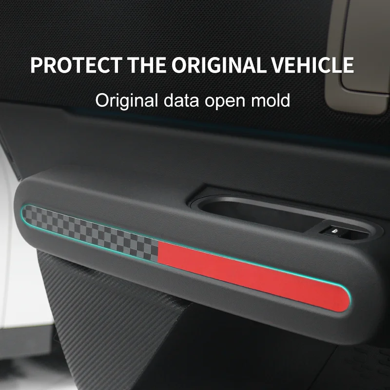 Car Door Decorative Strips Protective Sticker For Mini Countryman U25 2024 2025 Car Interior Door Armrest Stricker Accessories