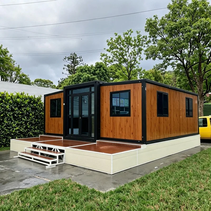 Customized 4 Bedroom Luxury Prefabricated Modular House Foldable House Portable Container House High End Prefab Family Vacation