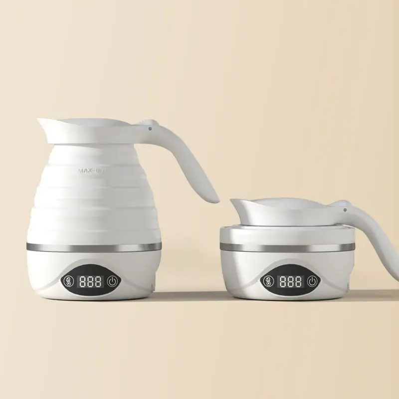 Складной электрический чайник для путешествий, портативный складной чайник, небольшой электрический чайник, подходит для домашнего использования, путешествий на открытом воздухе