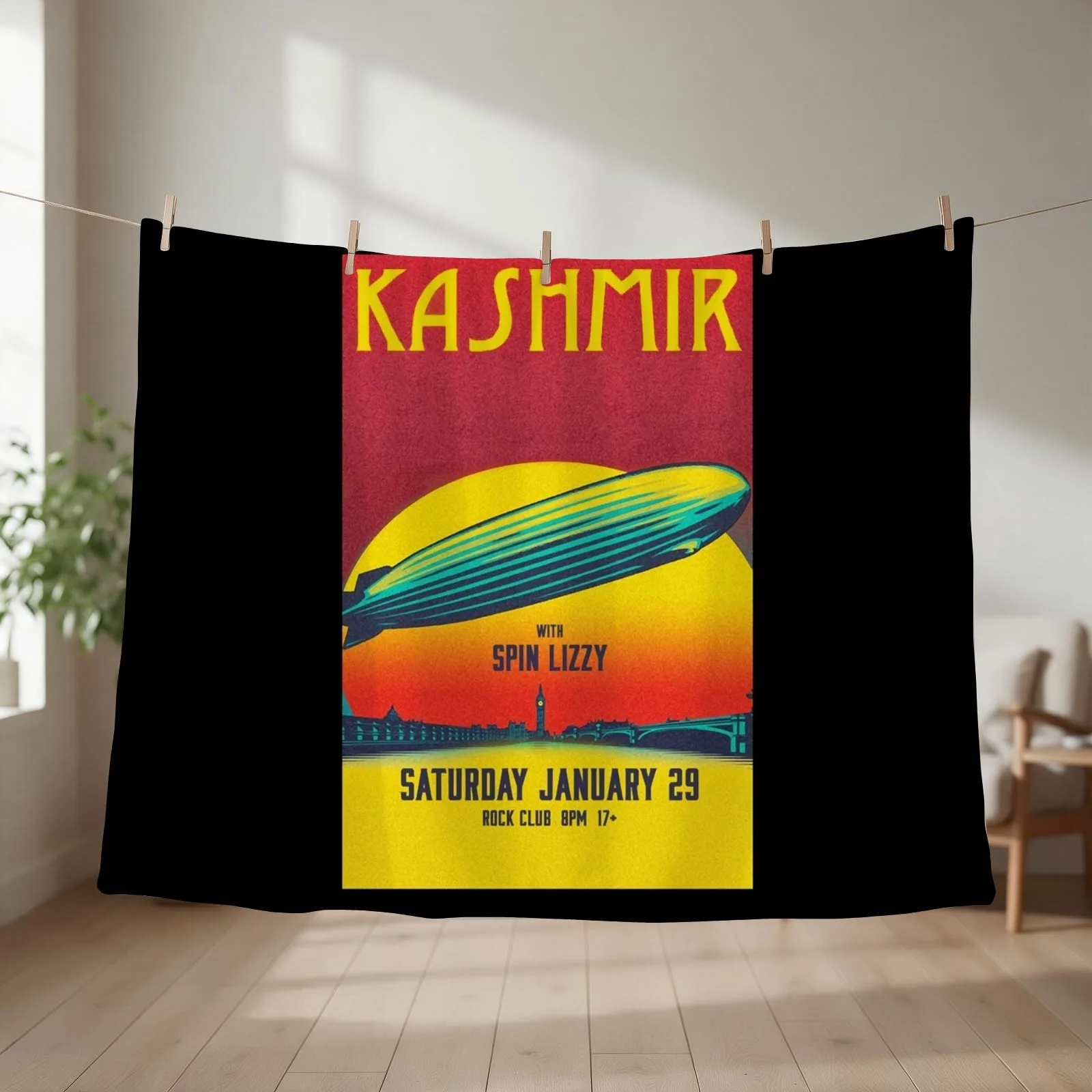Led Kashmir Throw Blanket couch cozy soft plush fuzzy picnic outdoor blanket