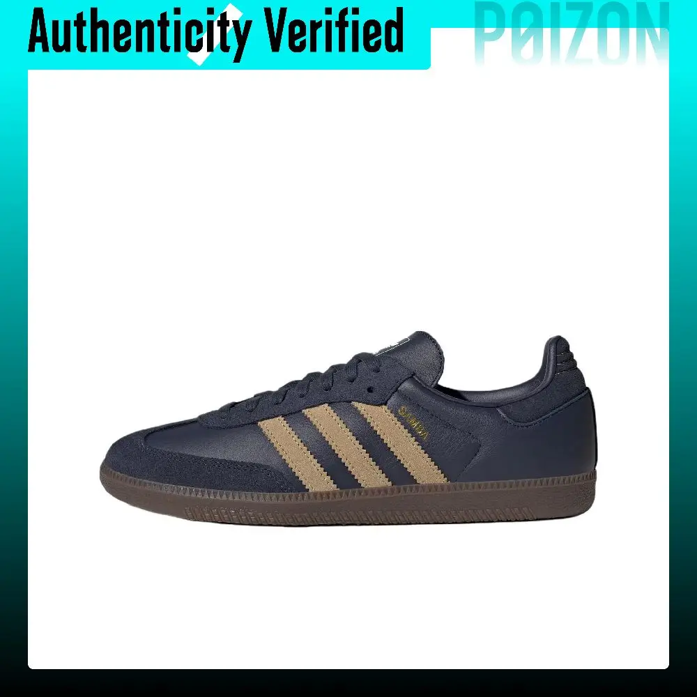 Adidas Originals SAMBA OG German Army Trainers Unisex Dark Navy Blue JR0894