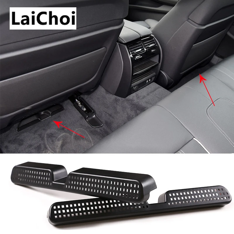 For BMW G30 G31 Series 5 2018-2023 Car interior Air conditioning vent Protective cover Vent Cover Rear Seat anti dust ABS refit