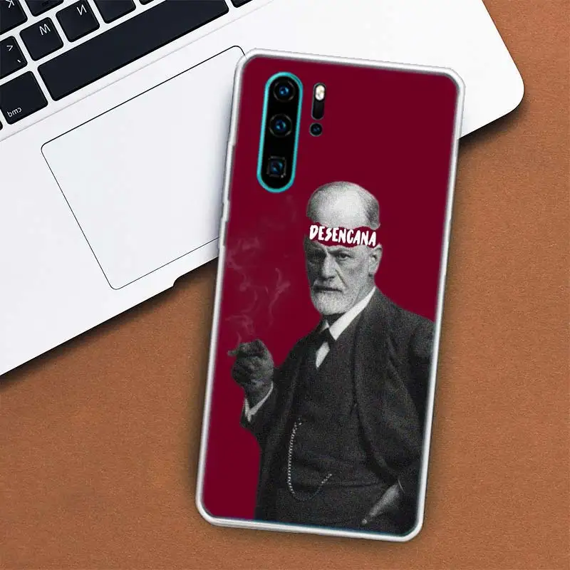 Sigmund Freud founder of psychoanalysis Phone Case For Huawei Mate 40 Pro 30 20 Lite 10 Huawei P30 Lite P50 Pro P40 P20 P10 Cove