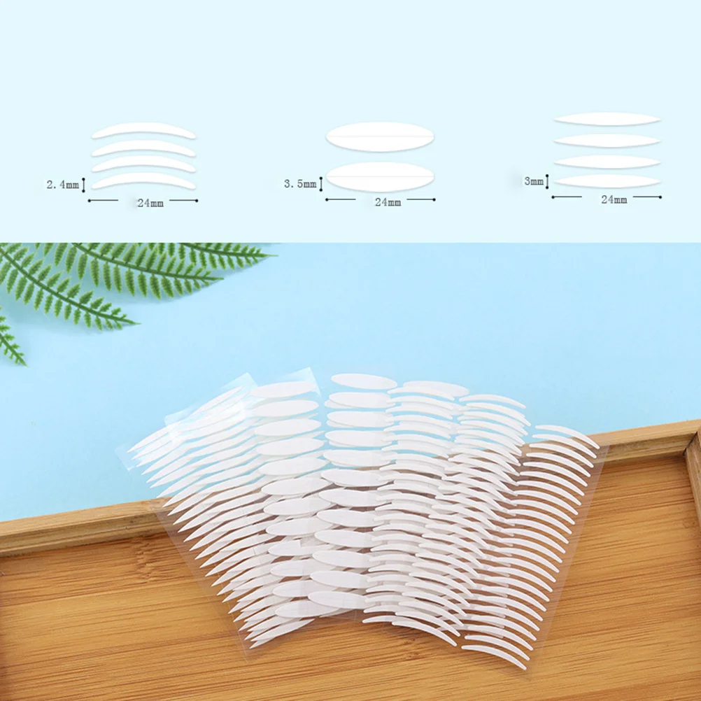 

45 Sheets Double Eyelid Tape Natural Transparent Invisible Double-Sided Adhesive Eyelid Stickers for Women Easy Makeup Beauty