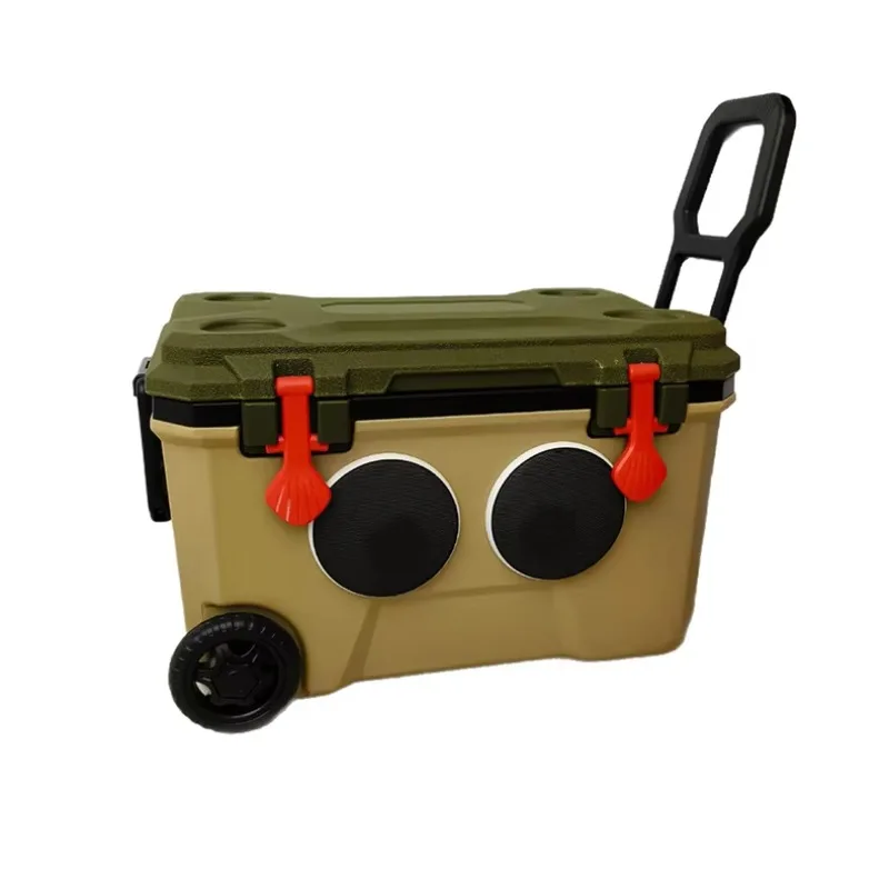 Insulation cooler Fresh-keeping ice cooler cassette music outdoor cold