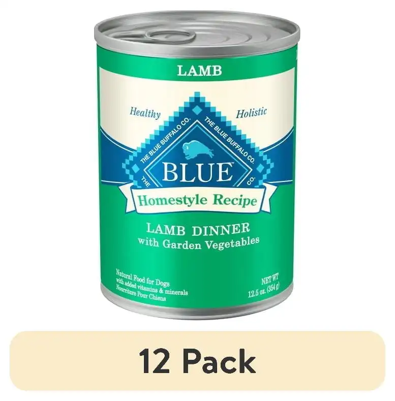 

(12 упаковок) домашний рецепт, еда для взрослых для влажных собак, обед из ягненка, 12,5-унций. Банка