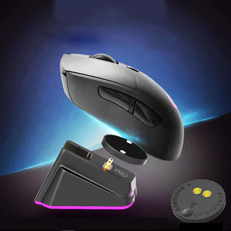 ماوس لاسلكي بلاستيك RGB جهاز شحن الطاقة قاعدة ل Logitech G Pro X Superlight اللاسلكية G903 G502 G703