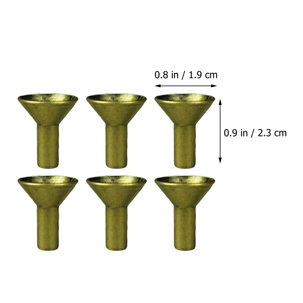 6 Pcs Citronella Incense Sticks Cones Filter Censer Holder Metal Burner Tube Home Supplies Tray