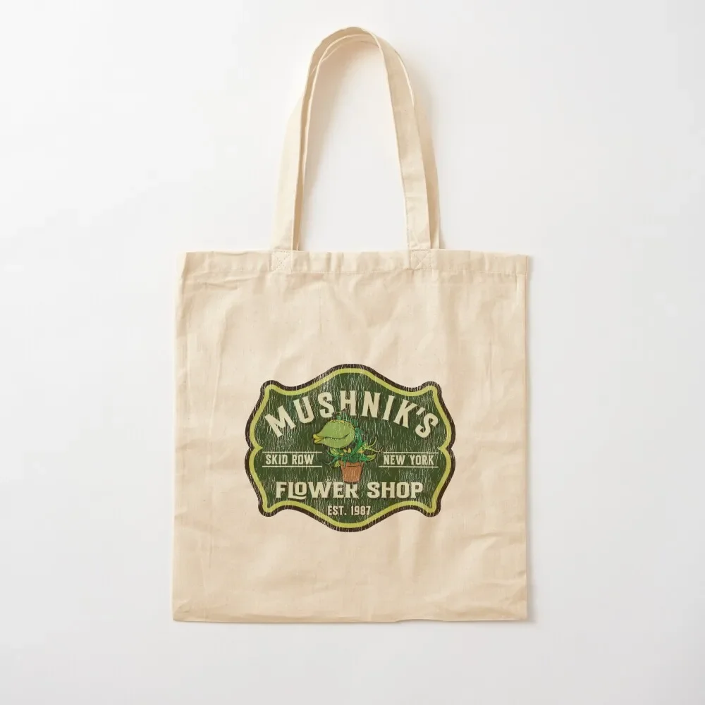 

Mushnik's Florist Crest Seymour Worn Tote Bag cloth bag woman shopping cart bags Tote Bag