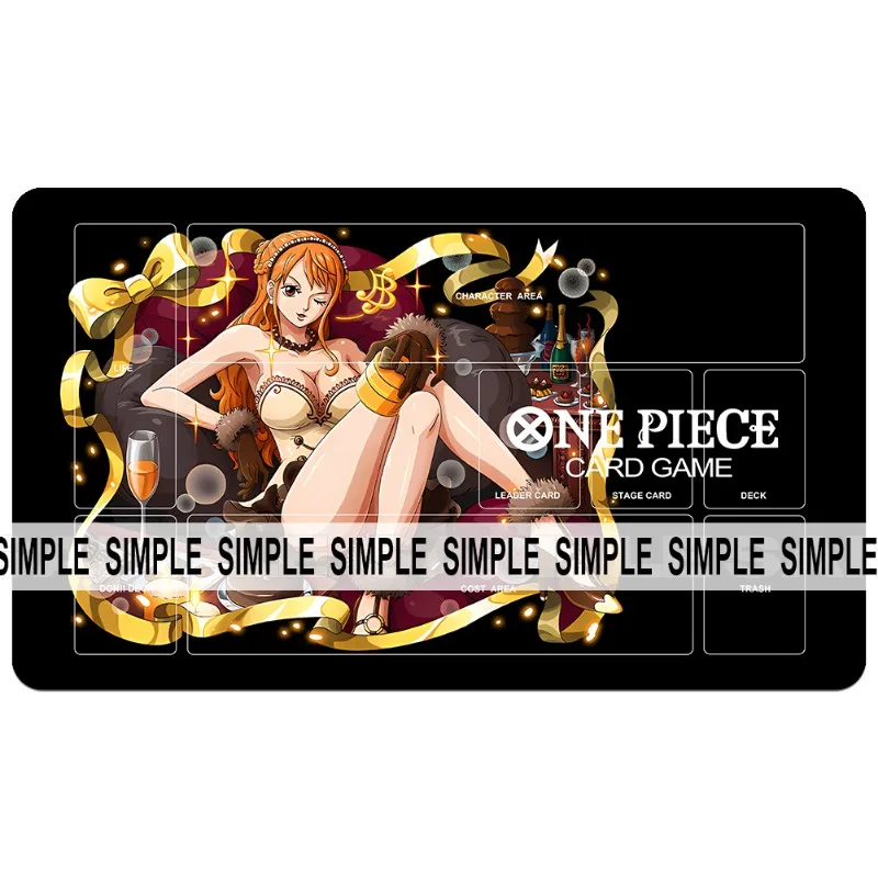 OPCG One Piece Playmat Girls Trading Card Game Mat Dedicated Card Play Against Table Mat 600x350mm