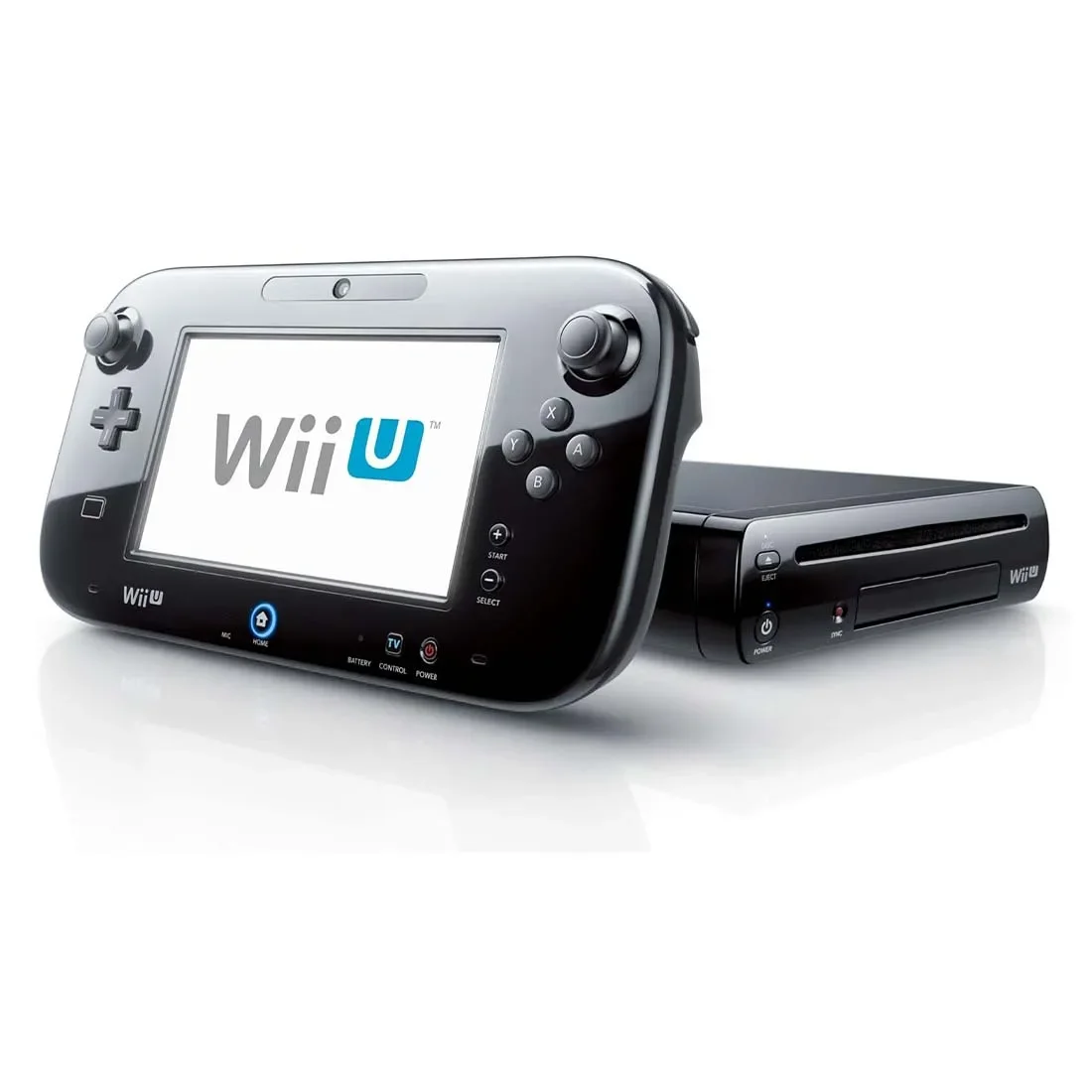 Usado Nin tendo Wiiu Picofly portátil Hacked Tablet sin parche Consola de videojuegos familiar Negro 8 GB Conjunto básico 8 GB