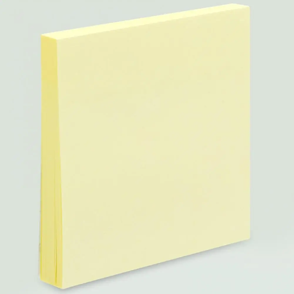 Durable 100 Sheets Convenient Wood Pulp Manufacturing Sticky Notepads Smooth Writing for Work