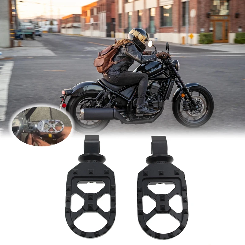 For Honda CMX500 CMX300 Rebel500 Rebel300 CMX 300 500 Rear Footrest Adjustable Foot Pegs Rotatable Foot Rest Footpegs