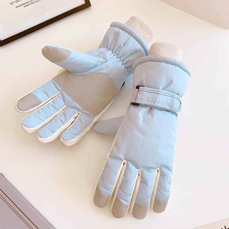 

Women's Winter Thermal Ski Gloves, Waterproof Touchscreen Snow Gloves, Windproof Warm Gloves for Cycling, Snowboarding & Riding