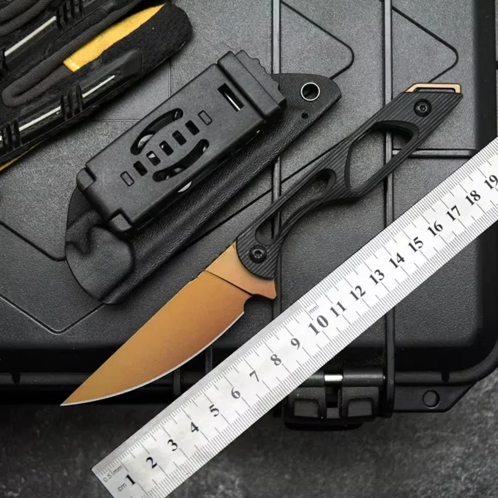

Прямой нож для кемпинга с лезвием D2 и рукоятью G10, ножи для выживания в дикой природе, военные ножи, универсальные ножи EDC для активного отдыха, многофункциональные боевые ножи