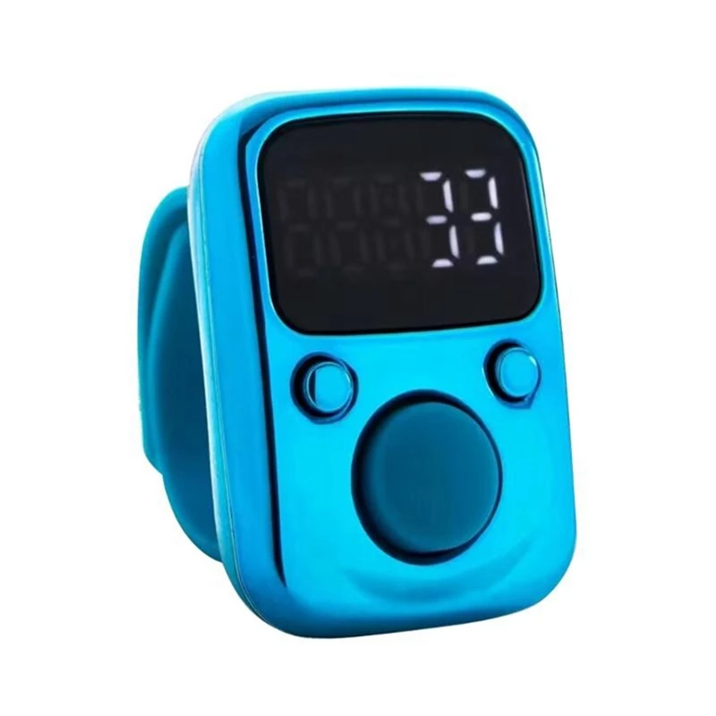 Finger Counter Luminous Finger Ring Electric Digital Display Counter For Stitchs Marker Sewing Weave Buddhas Pray Soccer