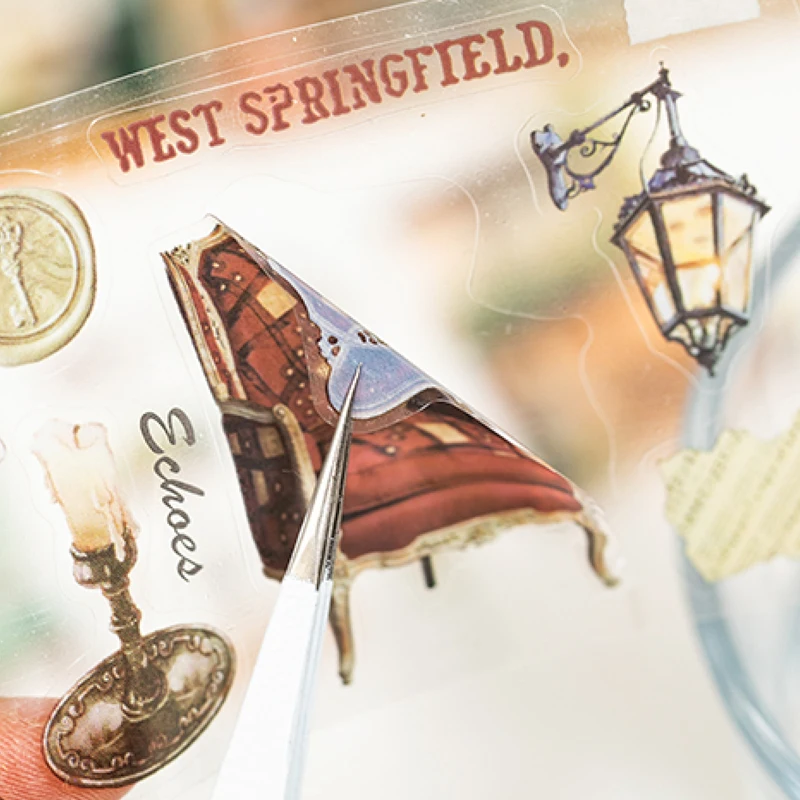 Stickers Tape 55mm*2m Classical Daily PET Die-Cutting Tape Scrapbook DIY & Handbook Mobile Phone Case Notebook Decoration