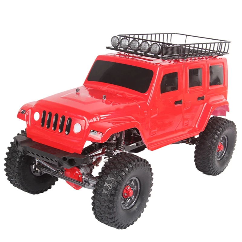 5つのLEDライトを備えた金属製ルーフラック,1:10 rcクローラー,traxxas,TRX-4,scx10,90046,scx10 iii,AXI03007-Drop