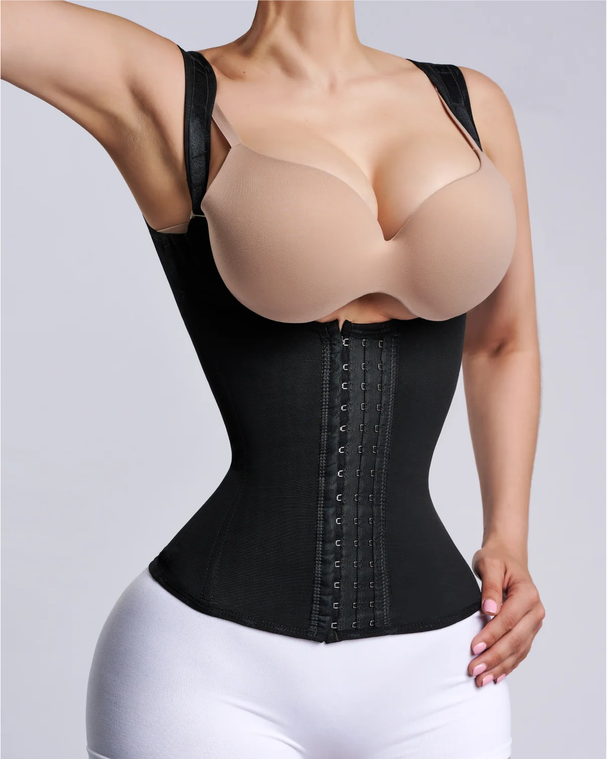 

Gaine Amincissante Femme Ventre Plat Waist Trainer Corset Flat Belly Lifting Buttocks Wearing Hooks For Women