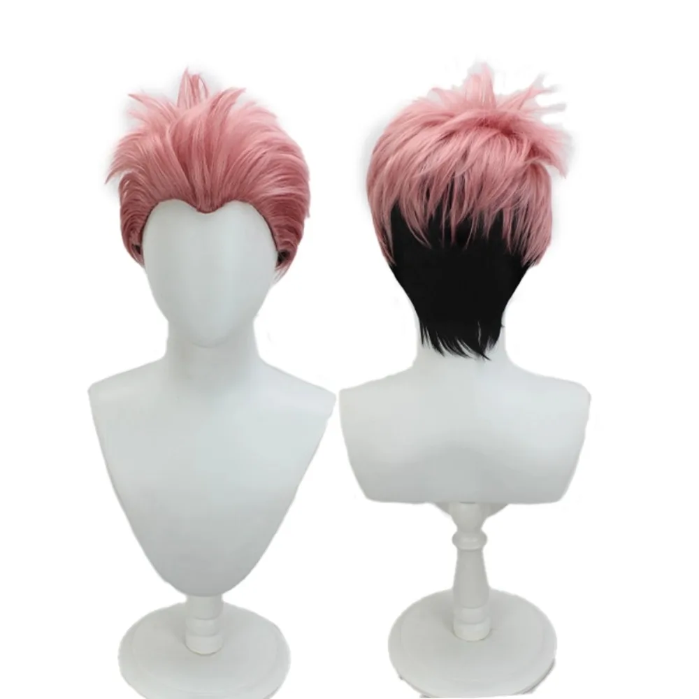 

Jujutsu Kaisen Sukuna Wig Pink Black Cosplay Hair
