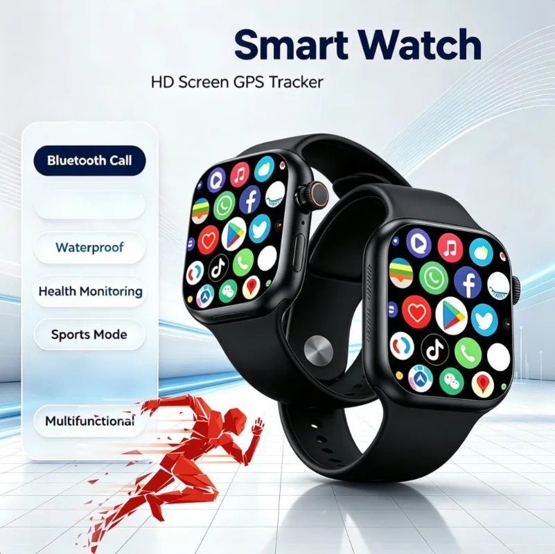 CD20 Android Smartwatch, GPS & Independent SIM Call, Large Storage Unisex Outdoor Sport Fitness Multifunctional Wristwatch