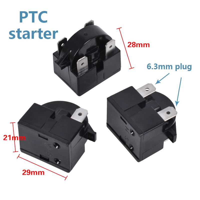1 قطعة QP2-4.7 PTC بدال بداية التشغيل 1 دبوس الثلاجة الفريزر ضاغط بدال بداية التشغيل 6750C-0005P الثلاجة الزائد حامي