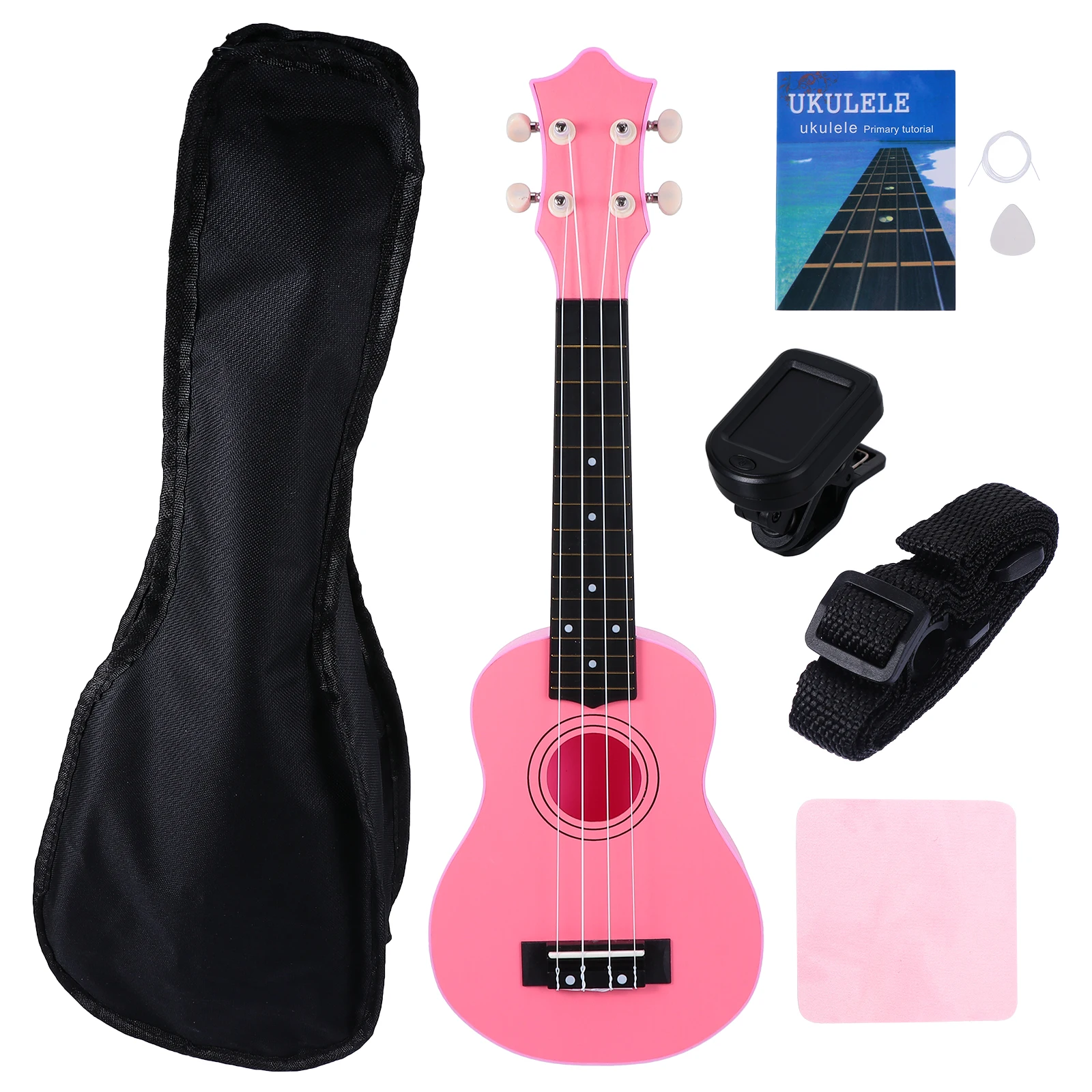 

12 Inch Set Kids Beginner Lightweight Stability Gift Small Guitar Musical Instruments Basswood Material Child Safe for Men
