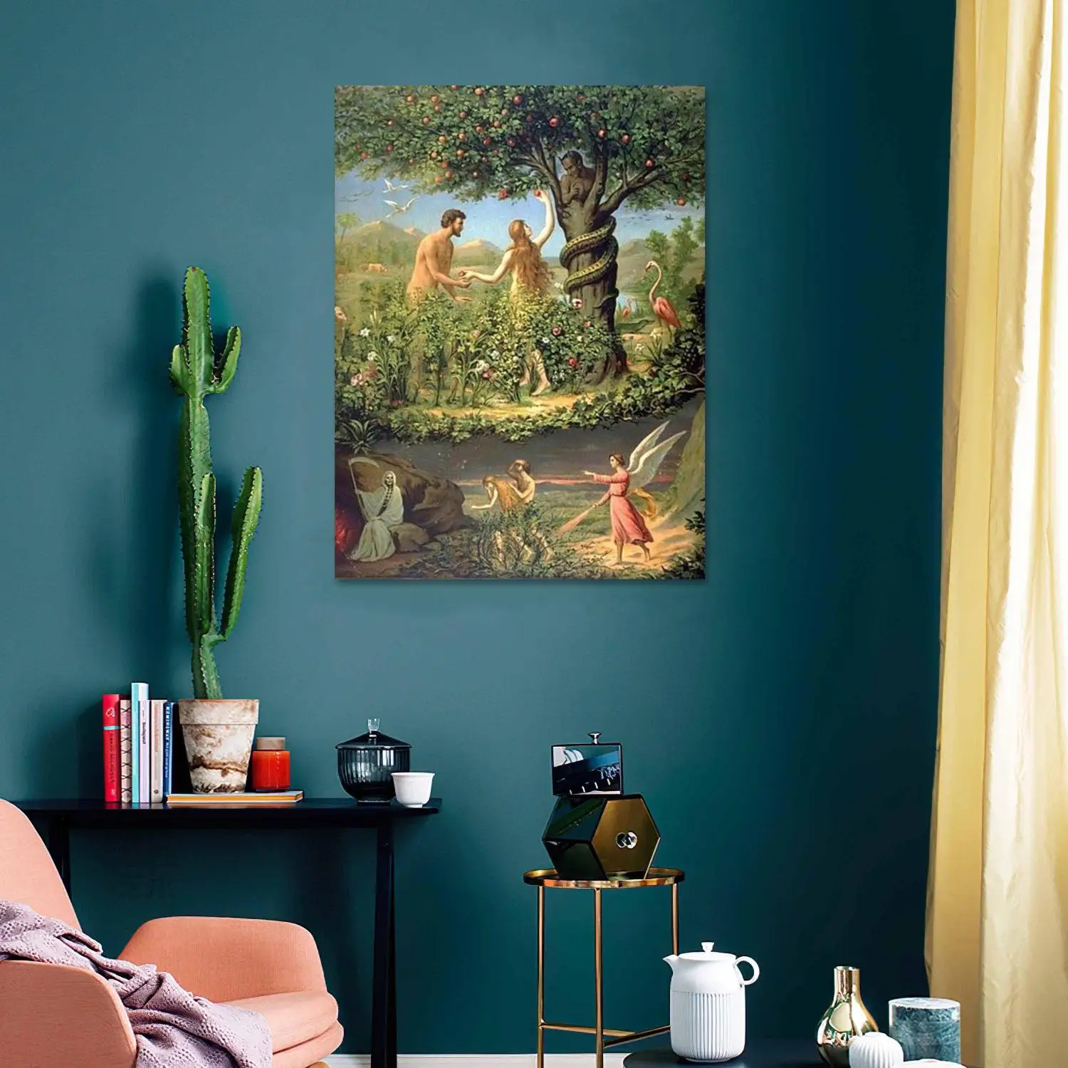 

Garden of Eden 5D Diamond Painting Adam and Eve DIY Diamond Embroidery Cross Stitch Rhinestone Home Wall Decoration Adult Hand