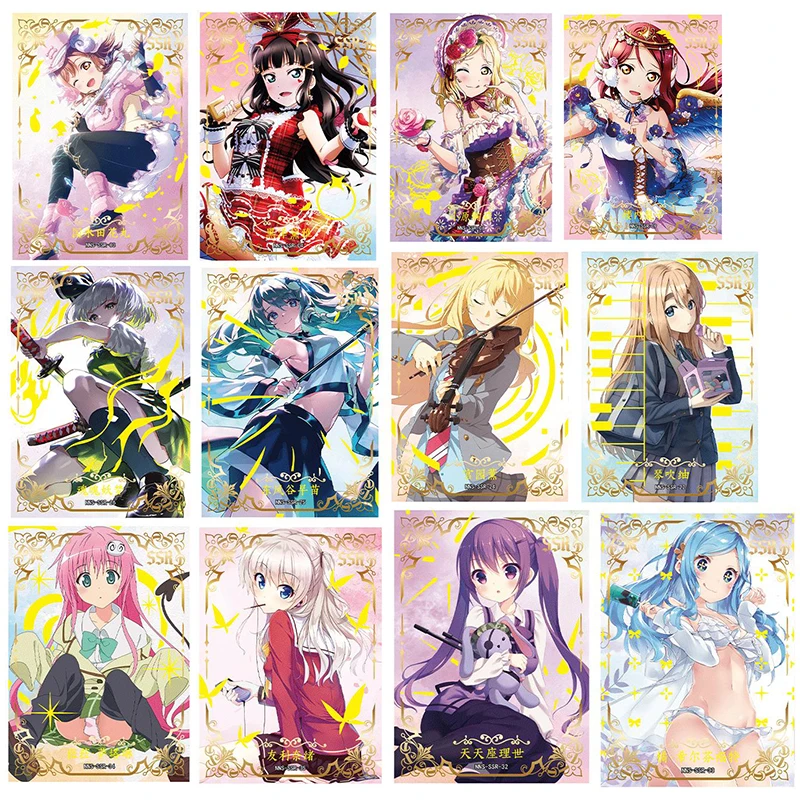 

Goddess Story SSR Ohara Mari Takamiya Mio Tokisaki Kurumi Tsushima Yoshiko Izayoi Sakuya Tomori Collectible cards holiday gifts