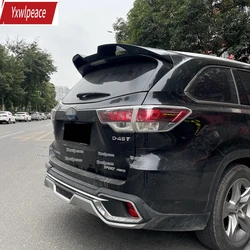 3D Style ABS Glossy Black Rear Roof Spoiler Trunk Lip Wing  Car Accessories For Toyota Highlander 2015 2016 2017 2018 2019