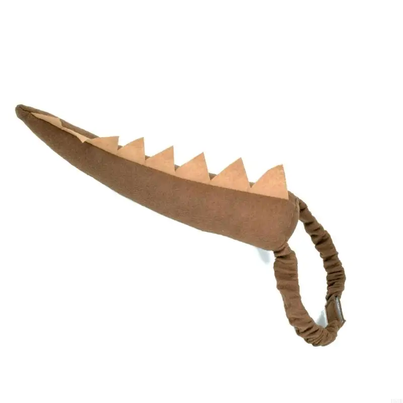 H58E Dinosaurier Schwanz Kostüm für Kind Halloween Dress up Schwanz Kinder Dinosaurier Schwanz Kostüm für Junge Mädchen Cosplay