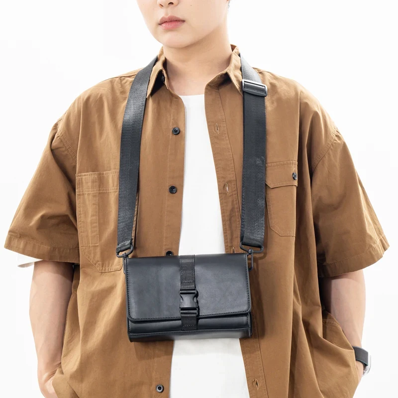 Trend Simple Designer Shoulder Bag Unisex Small Square Bag Trendy Unisex Functional Crossbody Bag 2026 New Men's Luxury Box Bag