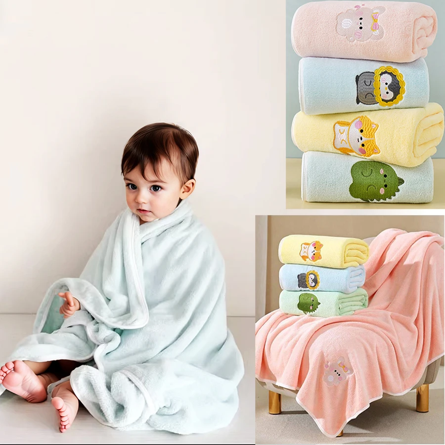 

Детские банные полотенца, супер мягкое одеяло для мальчиков и девочек, пеленальное одеяло для новорожденных, флисовое покрытие, одеяло для душа для малышей