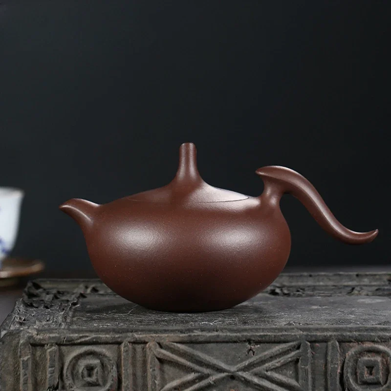 

260ML Creative Handmade Flying Sky Pot Chinese Yixing Purple Clay Tea Pot Filter Beauty Kettle Raw Ore Mud Zisha Tea Set Gifts