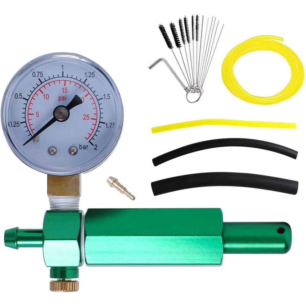 

Carburetor Leak Detector Pressure Gauge Kit With Brush For Walbro 57-21-1/705-020 For Stens 705-020 For Tillotson 243-504 ZPG-2