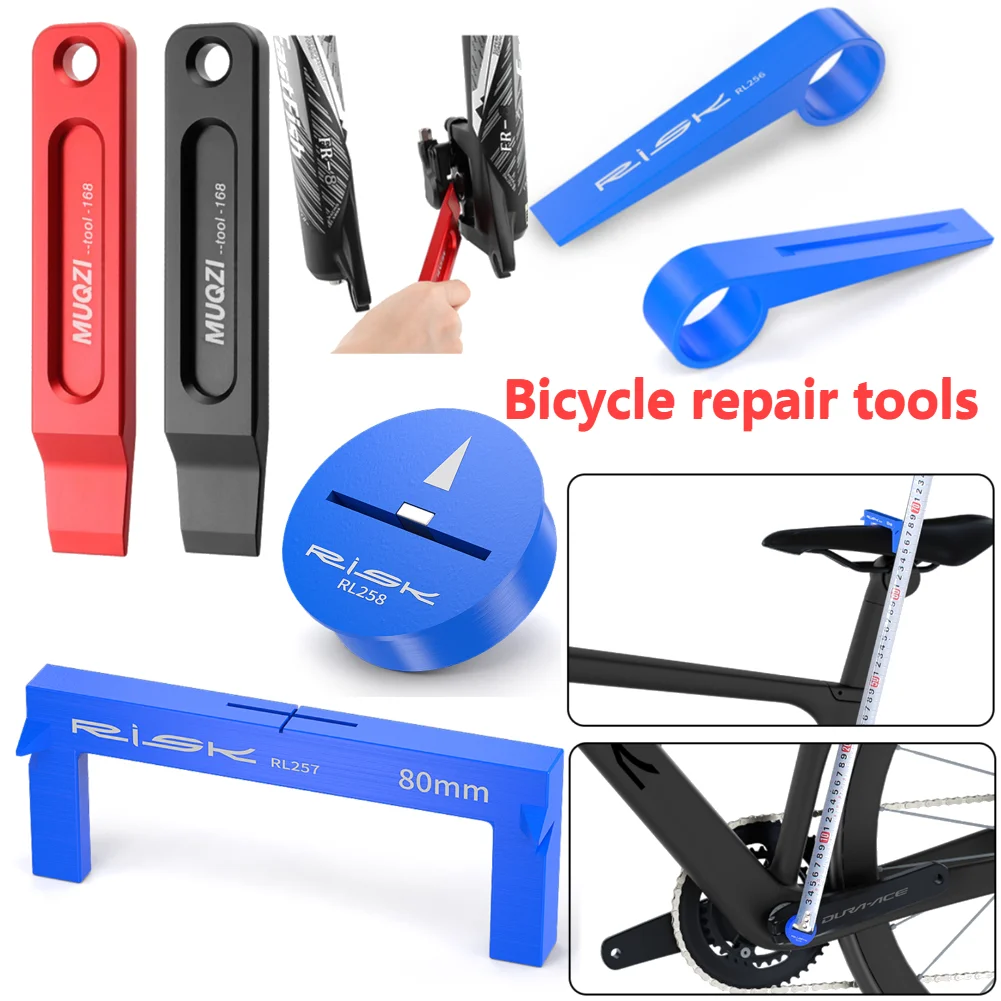 MTB Rennrad Sattel Messen Werkzeug Fahrrad Sitz Höhe Entfernung Messung Werkzeug Front Kissen Fitting Einstellung Reparatur Werkzeuge