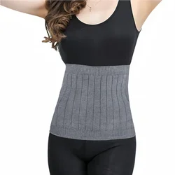 Cashmere Waist Support Warmer Elastic Waist Belt for Cold Weather Kidney Stomach Back Warming Brace Abdominal Protect for Women