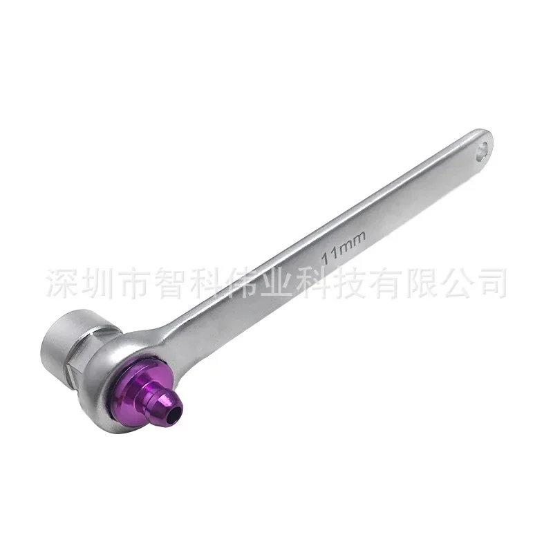 

Herramienta Purga l Sistema Frenos, Llave 11 mm para Líquido Frenos, Llave Acero para Purga l Sistema Fren