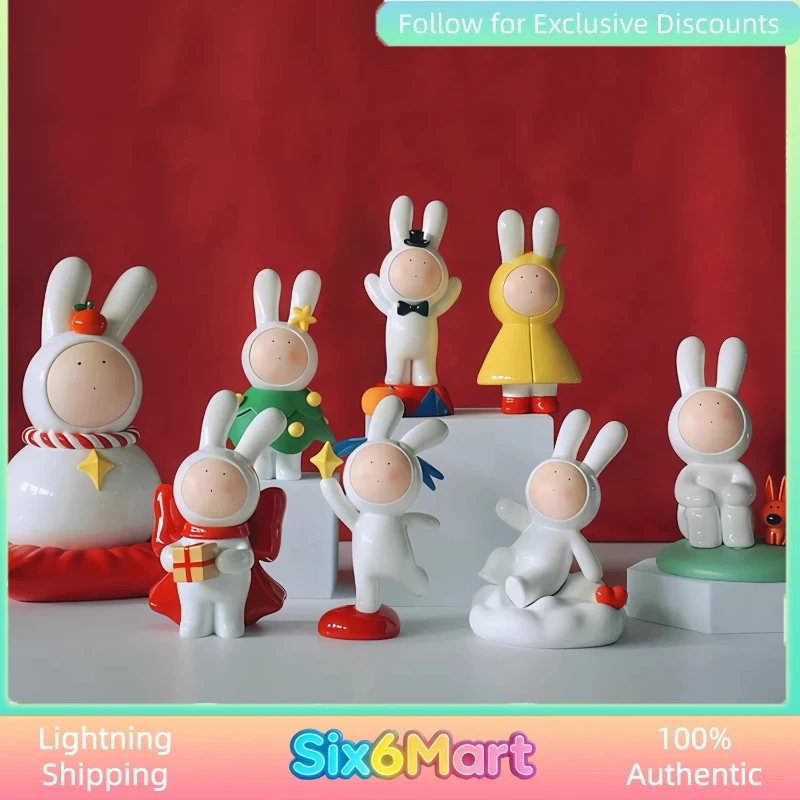 

Серия Anthony Bu'Er Rabbit: Stillshinefoyou, 20-летие, художественная серия, коллекционная фигурка из смолы ручной работы, модный сувенир в закрытой упаковке