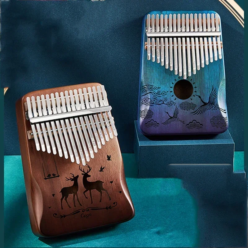 Thumb Mini Piano 17 Key Kalimba Musical Keyboard Portable Kalimba Music Instruments Kaliba Circle Musique Kalimba Accessories