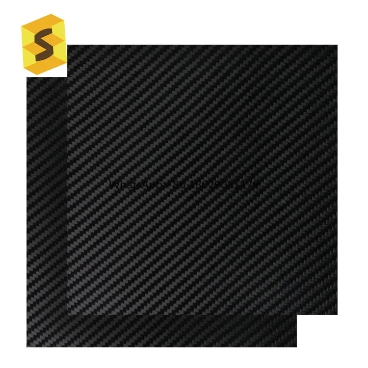 Auto Parts Carbon Fiber Material Plate Reinforced Sheet Roll Tube Customized