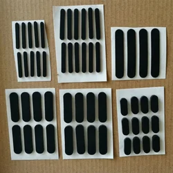 10Pc Self Adhesive Silicone Rubber Oval Mat Cabinet Equipment Anti-slip Feet Pad Floor Protectors Width 3 - 5mm Thickness 1.5mm
