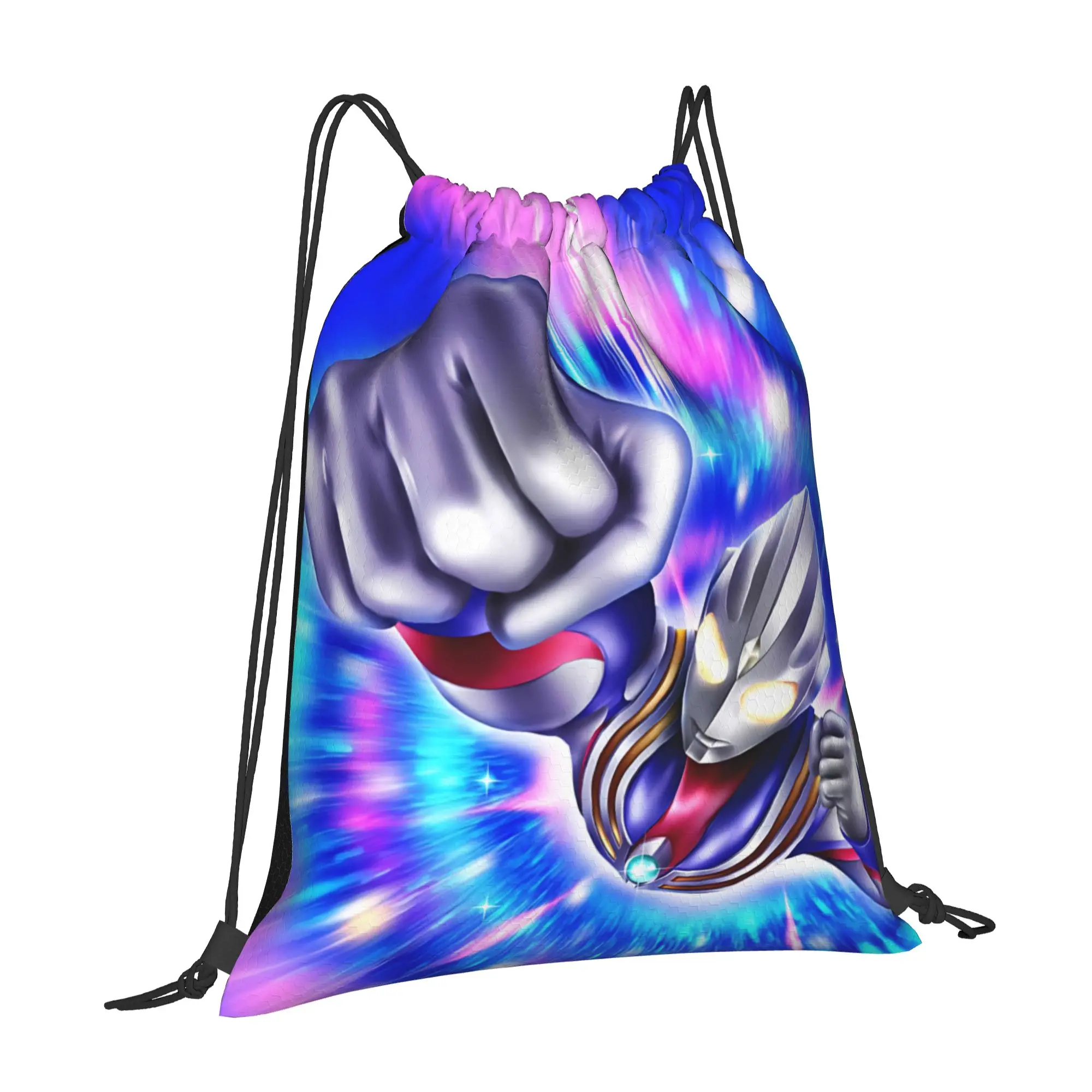 bag Pouch Ultraman  Drawstring Bags Gym Pouch Print Backpack Boy Girls School Shoe Bag