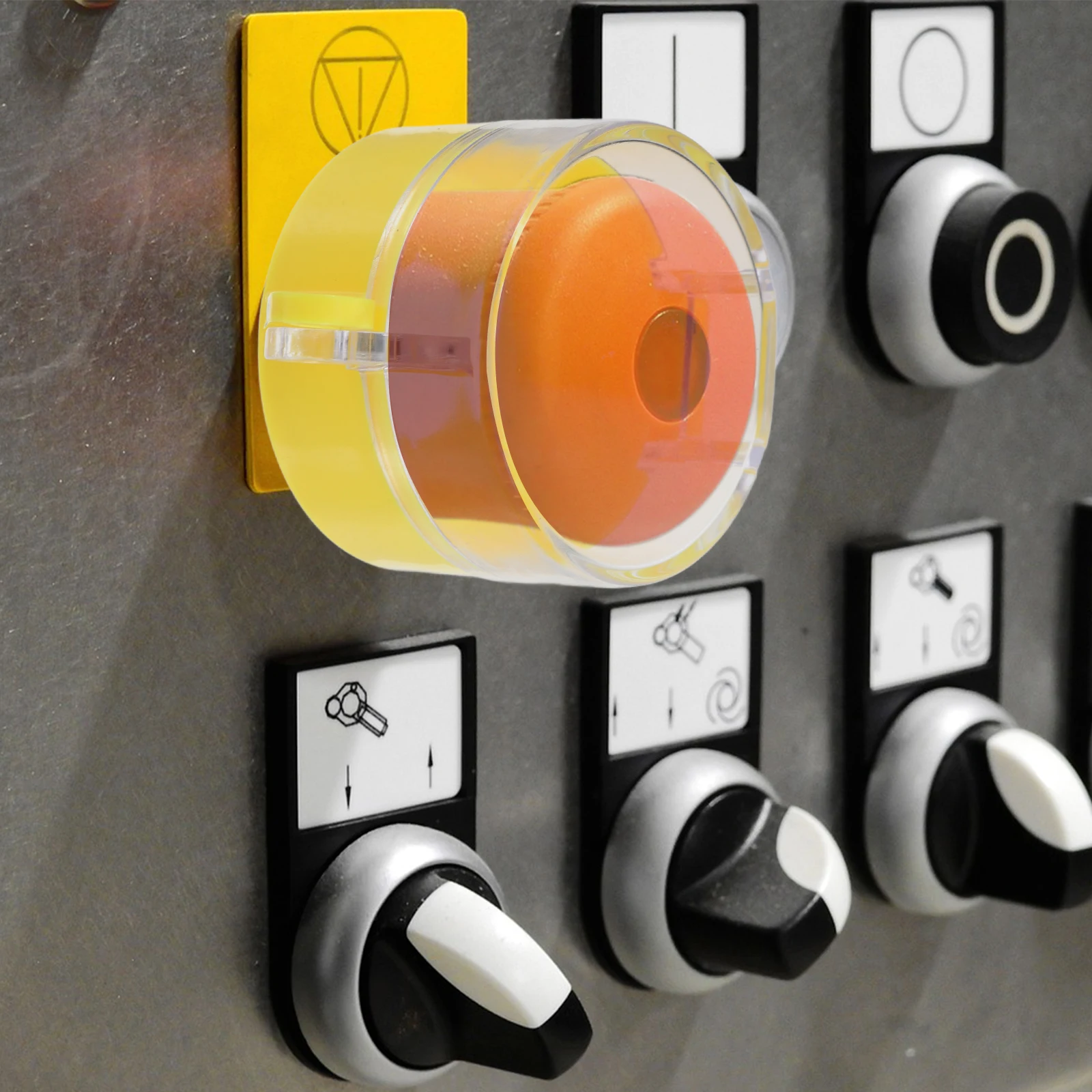 

Emergency Stop Guard Push Protective Cover Waterproof Switch Box Safety Button Cover For Wall Light Table Clear Button