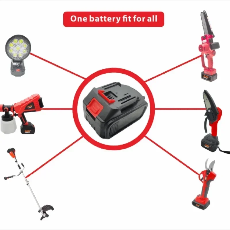 18V Rechargeable Lithium Ion Battery Cordless Electric Power Tool Battery For Makita 18V/21V Power Tool Replacement Battery